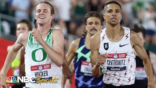 NCAA champ Hocker battles Olympic champ Centrowitz to the line in 1500m trials classic  NBC Sports [upl. by Cassandra]