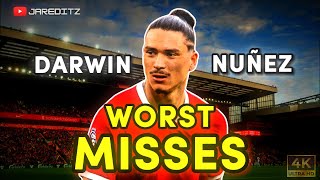 Darwin Nuñez  Worst Misses Compilation😱 [upl. by Sheryl239]