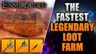 THE FASTEST LEGENDARY WEAPONS amp ARMOR FARM in Enshrouded [upl. by Esmond411]