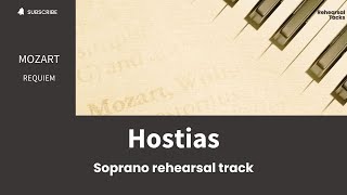 Mozart Requiem Hostias Soprano rehearsal track [upl. by Gerrald]