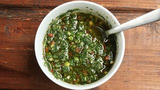 Sauce chimichurri  Recette [upl. by Maker]