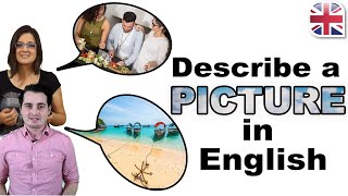 How to Describe a Picture in English  Spoken English Lesson [upl. by Alleiram]