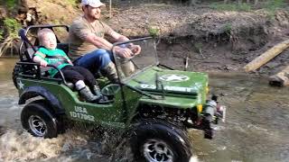 MINI JEEP OFFROAD CREEK ADVENTURE MUST WATCH [upl. by Trik368]