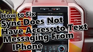 How to Fix Sync Does Not Have Access to Text Messaging from IPhone Message [upl. by Ahsatan]