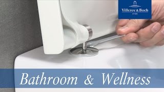 How to install  SupraFix for compact WC  Villeroy amp Boch [upl. by Acirem94]