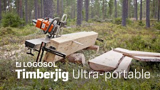 Big Mill System  Timberjig  Handheld sawmill  LOGOSOL [upl. by Rolo179]