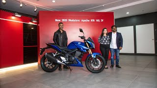 New 2025 Model TVS Apache RTR 160 2V  Features Design amp Performance Review [upl. by Venator487]