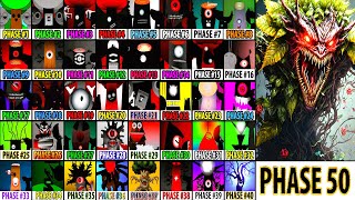 Incredibox Sprunki Mix All Phases Phase 10 VS Phase 20 VS Phase 30 VS Phase 40 VS Phase 50 [upl. by Pelage]