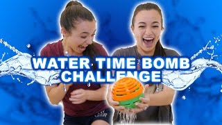 WATER TIME BOMB CHALLENGE  Merrell Twins [upl. by Nynahs97]