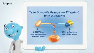 Take Strepsils at the first sign of throat irritation [upl. by Rodi]