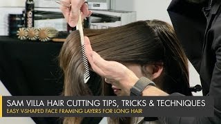 The Secret to Long Hair Transformation Perfect Face Framing Layers [upl. by Tri]