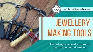 Jewelry Making Tools You ABSOLUTELY NEED To Start Metalsmithing  Metalsmith Academy [upl. by Eneloc]