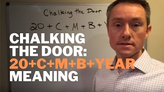 Chalking the Door 20CMBYEAR Meaning [upl. by Keviv762]