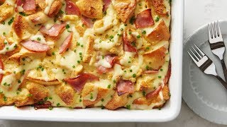 MakeAhead Eggs Benedict Casserole  Betty Crocker Recipe [upl. by Anderer959]