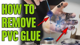 HOW TO REMOVE PVC Plumbing glue [upl. by Carleton]