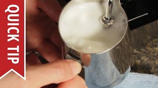 How to AutoFroth Milk for Lattes [upl. by Atiuqahc52]