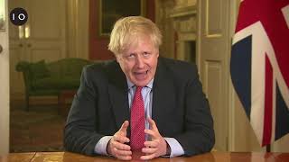 United Kingdom Prime Minister Boris Johnson gives an important update on coronavirus 2332020 [upl. by Cope]