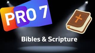 Propresenter 7 Tutorial  Bibles amp Scripture [upl. by Afital693]