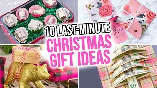 10 LastMinute DIY Christmas Gift Ideas [upl. by Crowe396]