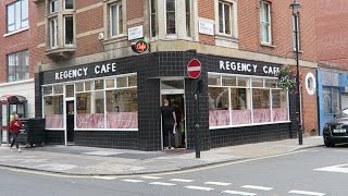 Regency Cafe Full English Breakfast at Londons Best Greasy Spoon  Authentic Historic Experience [upl. by Diantha627]