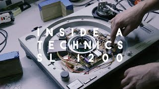 Inside a Technics SL1200 turntable [upl. by Eellehs]