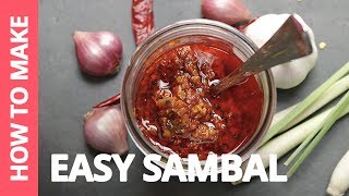 How to make Easy Sambal — Recipe by Plated Asia [upl. by Zipah]