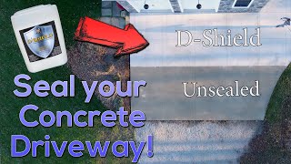 DIY Seal A Concrete Driveway [upl. by Burnie]