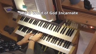 523  O Word of God Incarnate  The Congregation sings from The Lutheran Service Book [upl. by Aniroz]