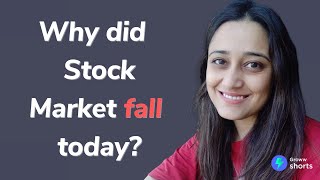 Why Stock Market Crashed today  Why did stock market fall today shorts [upl. by Barbra]