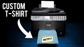 How To Print T Shirts Using A Home Printer and Transfer Paper [upl. by Ohploda]