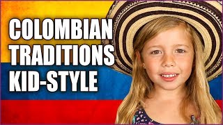 Colombian Traditions And Celebrations  Colombia For Kids [upl. by Nac]