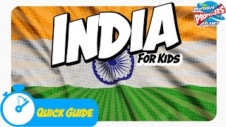 India Facts for Kids [upl. by Ynaittirb]