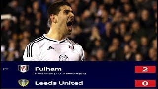 Fulham 2  0 Leeds United [upl. by Mansur]