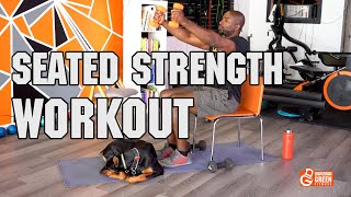 Upper Body Seated Strength Workout With Donovan Green [upl. by Terr]