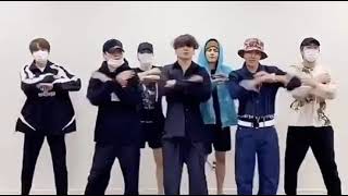 bts dancing to savage love [upl. by Tessie]