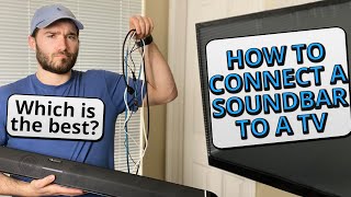 Soundbar Setup  How to Connect a Soundbar to a TV with HDMI HDMI ARC Optical Bluetooth etc [upl. by Hazeghi]