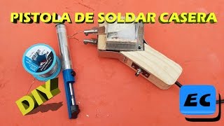 Como hacer un cautin casero Electric soldering iron DIY [upl. by Livy165]