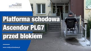 WINDA SCHODOWA DLA NIEPEŁNOSPRAWNYCH W BLOKU  WINDY SCHODOWE [upl. by Attehcnoc]