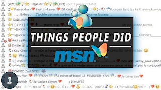 THINGS PEOPLE DID ON MSN MESSENGER [upl. by Dloreh]