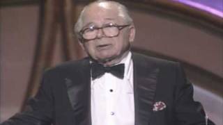 Billy Wilder receiving the Irving G Thalberg Award [upl. by Azyl]