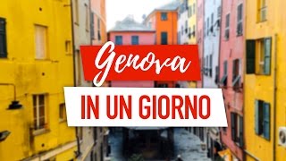 VISITARE GENOVA IN UN GIORNO Le 10 Cose da Vedere a Piedi in Un Giorno [upl. by Kcirdec]