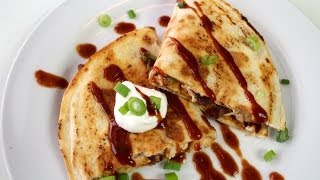 Easy BBQ Chicken Quesadilla Recipe [upl. by May]