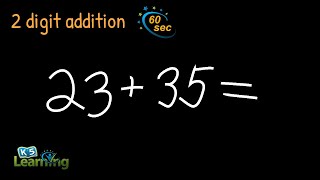 2Digit Addition No Regrouping  Example [upl. by Hertzfeld]