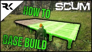 SCUM  How To Base Build  Best Location  Snap Building  Flag Protection [upl. by Feld]