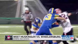 West Muskingum vs Wheelersburg [upl. by Anihpled31]