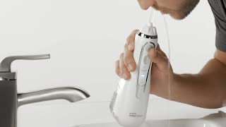 How to Use the Waterpik™ Cordless Advanced Water Flosser WP560 [upl. by Htezzil647]