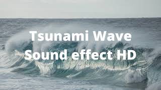 Tsunami Wave Sound effect HD [upl. by Mcallister]