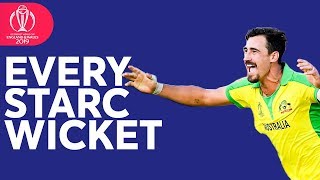 Every Mitchell Starc Wicket at the 2019 ICC Cricket World Cup [upl. by Ardien]