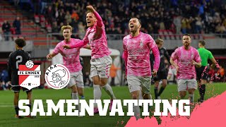 FC Emmen  Jong Ajax  SAMENVATTING [upl. by Dollie577]