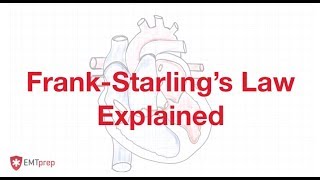 FrankStarlings Law Explained  EMTprepcom [upl. by Carew]